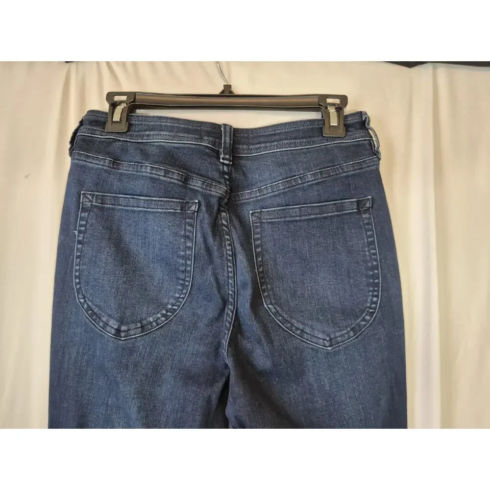 Free People We The Free Wide Leg Flare Cotton Blend Jeans 29